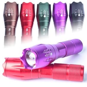 Color: Red - Grab-N-Go Zoomable Focusing Flashlight In 5 Colors