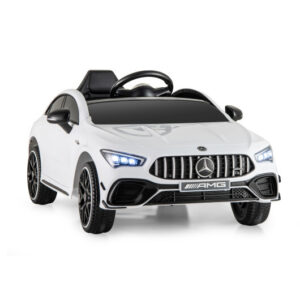 12V Kids Ride on Car Mercedes-Benz AMG CLA 45 with Remote-White - Color: White
